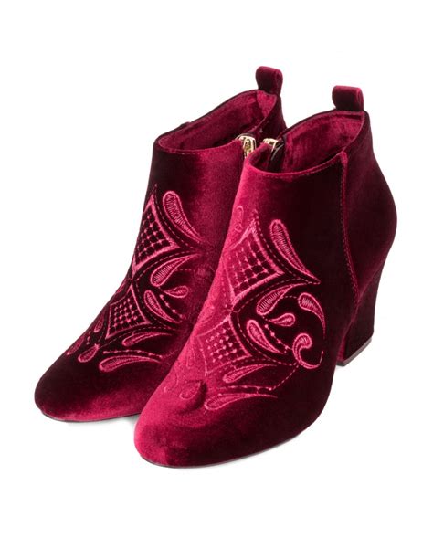 Botines terciopelo talla Continuara.org