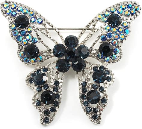 Broche mariposa swarovski Continuara.org