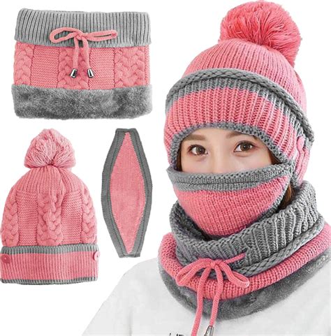 Bufanda rosa gorro Continuara.org