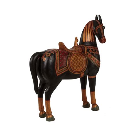 Caballo madera maciza Continuara.org