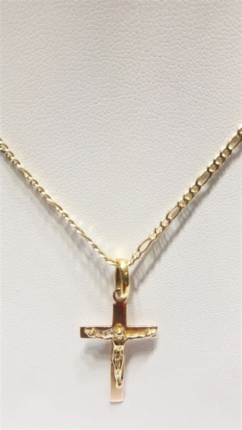 Cadena cruz oro Continuara.org