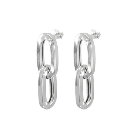 Cadena pendientes plata Continuara.org