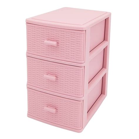Cajonera plastico rosa Continuara.org
