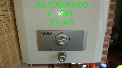 Calentador vaillant automatico Continuara.org