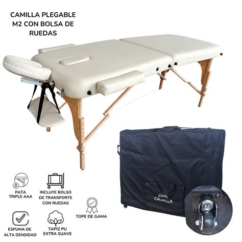 Camilla plegable bolsa Continuara.org
