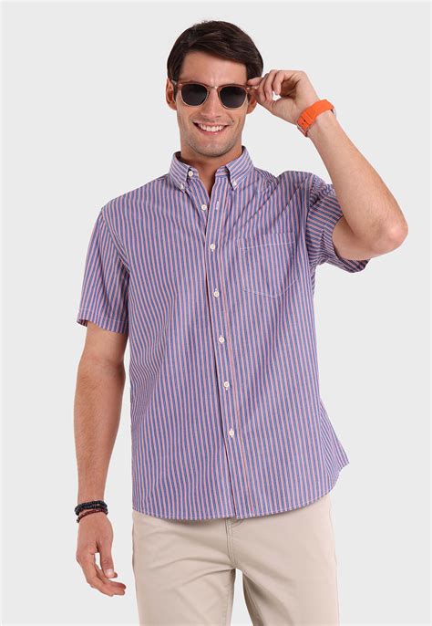 Camisa abierta rayas Continuara.org