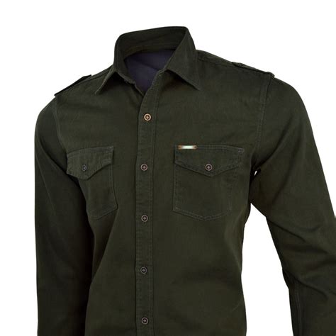 Camisa antelina militar Continuara.org