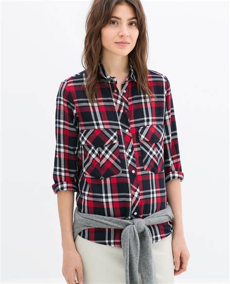 Camisa cuadros zara Continuara.org