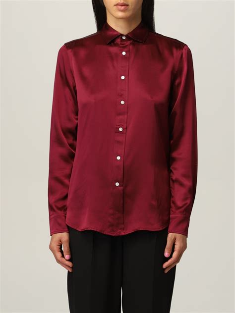 Camisa mujer granate Continuara.org