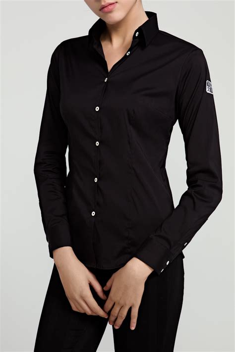 Camisa negra mujer Continuara.org