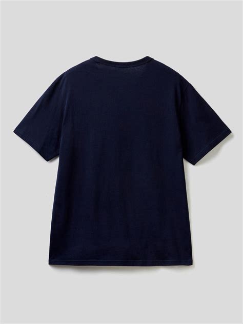 Camiseta azul estampado Continuara.org