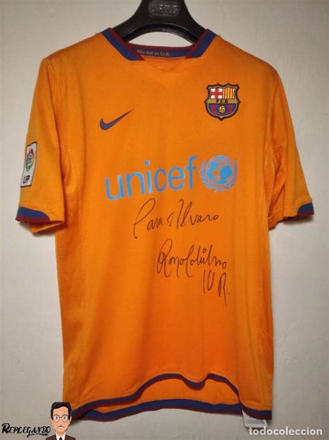 Camiseta barcelona firmada Continuara.org