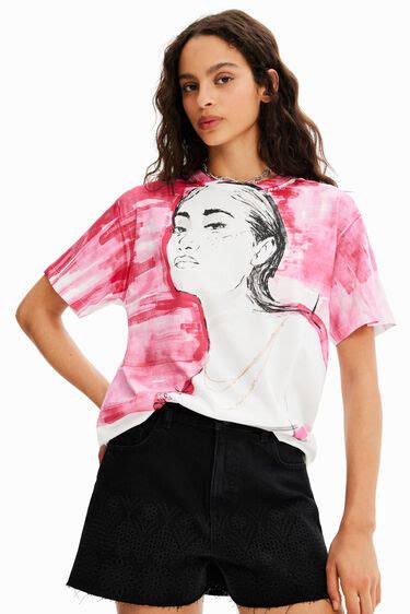 Camiseta chica desigual Continuara.org