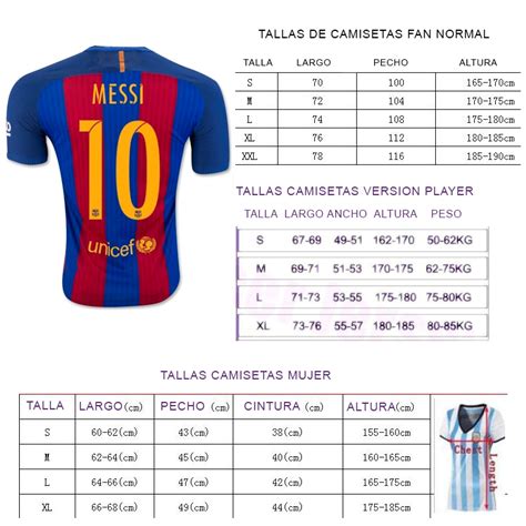 Camiseta futbol talla Continuara.org