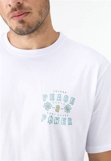 Camiseta marca peace Continuara.org