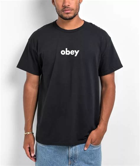 Camiseta obey negra Continuara.org
