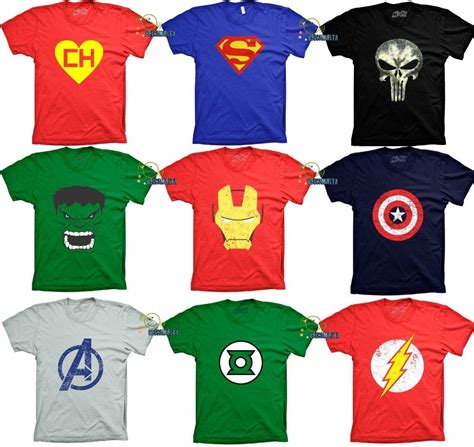 Camiseta superheroes Continuara.org