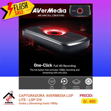 Capturadora avermedia lgp Continuara.org