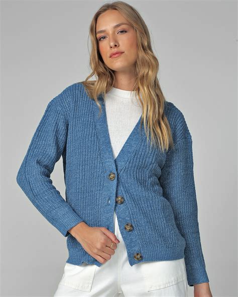 Cardigan azul Continuara.org