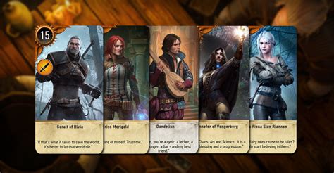 Cartas gwent Continuara.org