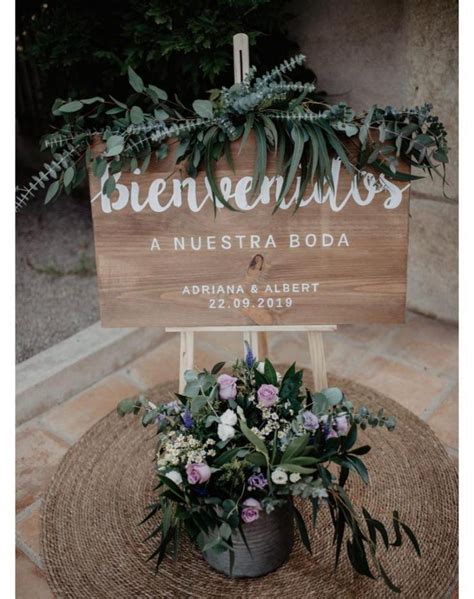 Cartel bienvenida boda Continuara.org