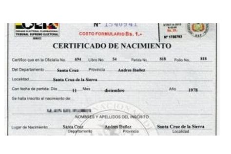 Certificado nacimiento Continuara.org