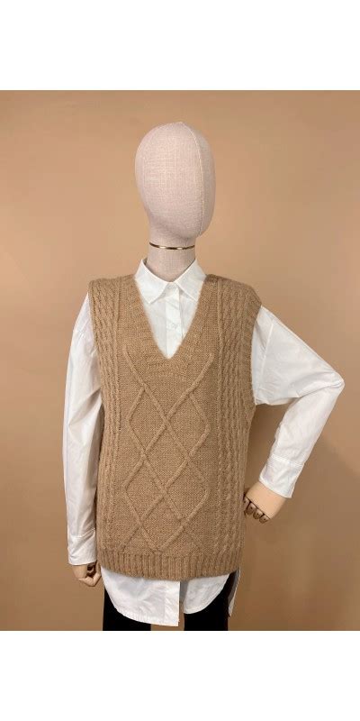 Chaleco lana talla Continuara.org