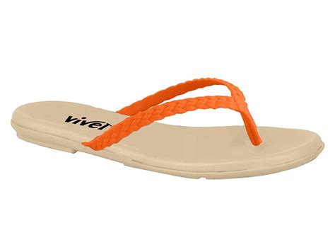 Chanclas naranja talla Continuara.org