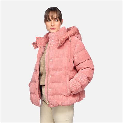Chaqueta acolchada rosa Continuara.org