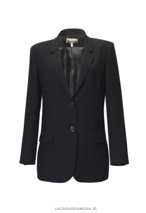 Chaqueta americana negra Continuara.org