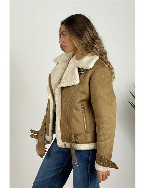 Chaqueta ante borreguito Continuara.org