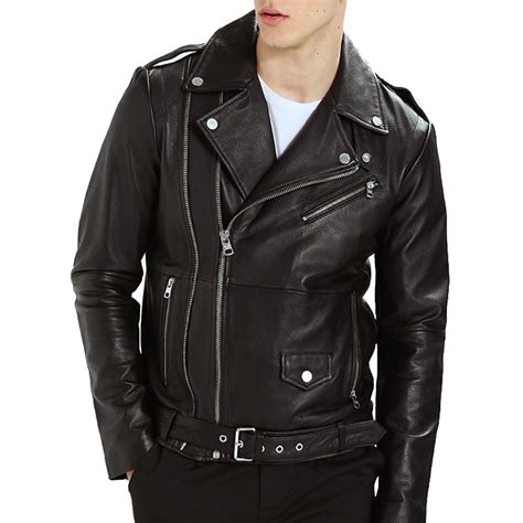Chaqueta biker cuero Continuara.org