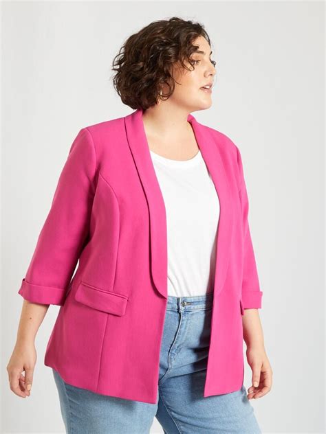 Chaqueta blazer rosa Continuara.org