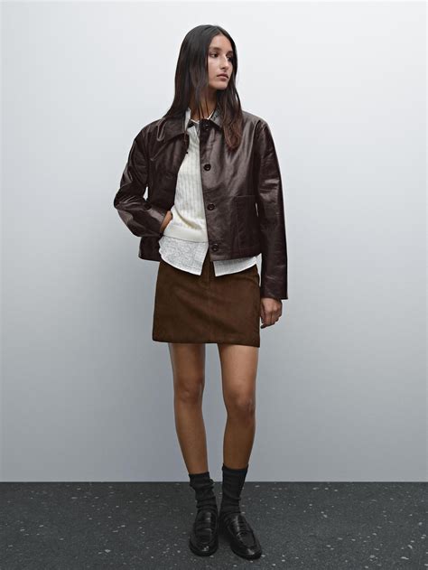 Chaqueta falda piel Continuara.org
