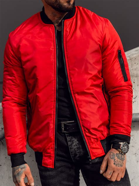 Chaqueta hombre rojo Continuara.org