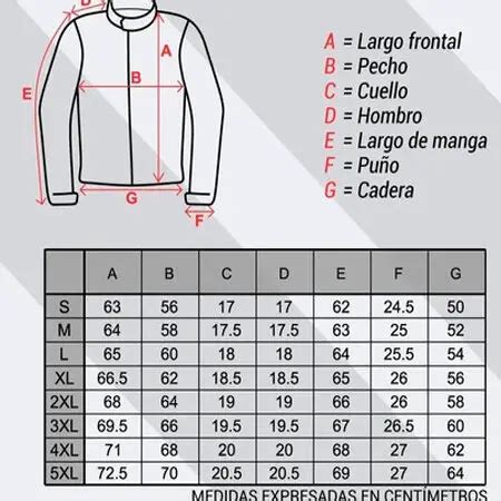 Chaqueta moto talla Continuara.org