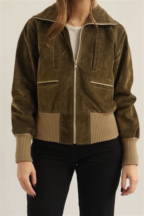 Chaqueta pana verde Continuara.org