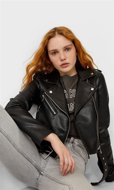 Chaqueta piel stradivarius Continuara.org