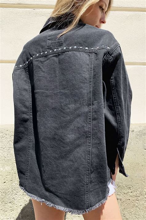Chaqueta vaquera oversize Continuara.org