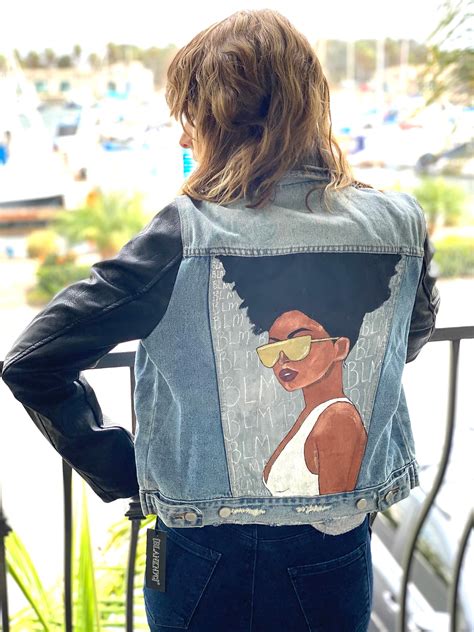 Chaqueta vaquera pintada Continuara.org