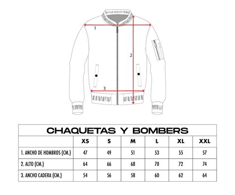 Chaquetas talla Continuara.org