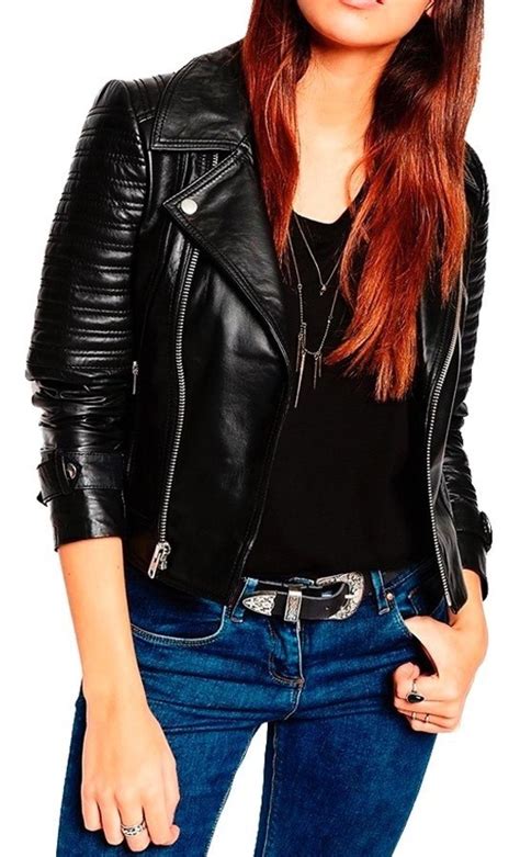 Chaqueton cuero black Continuara.org