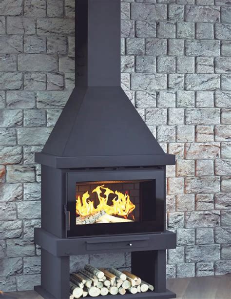 Chimenea metalica lena Continuara.org