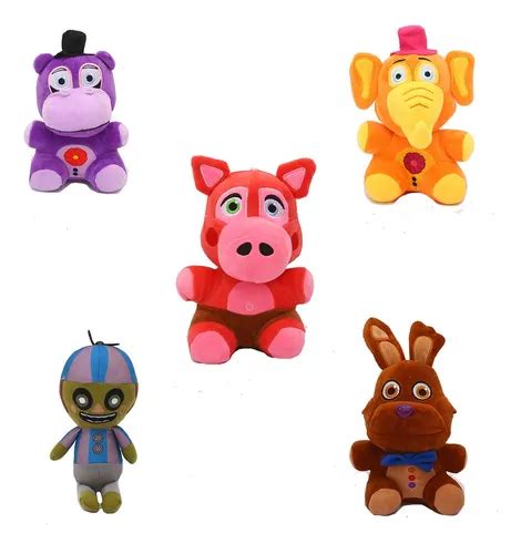 Cinco peluches Continuara.org