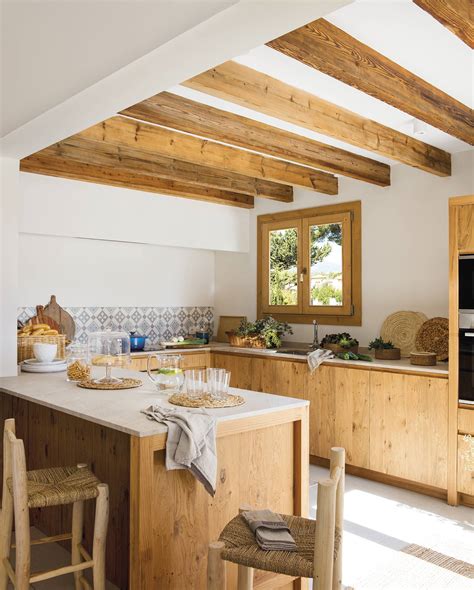 Cocina rustica madera Continuara.org