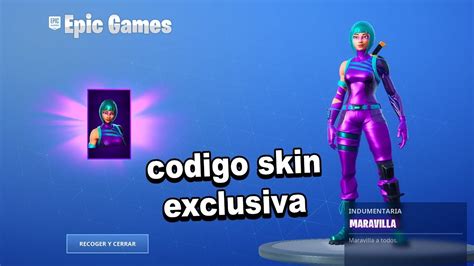 Codigo skin exclusiva Continuara.org