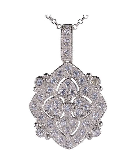 Colgante plata swarovski Continuara.org