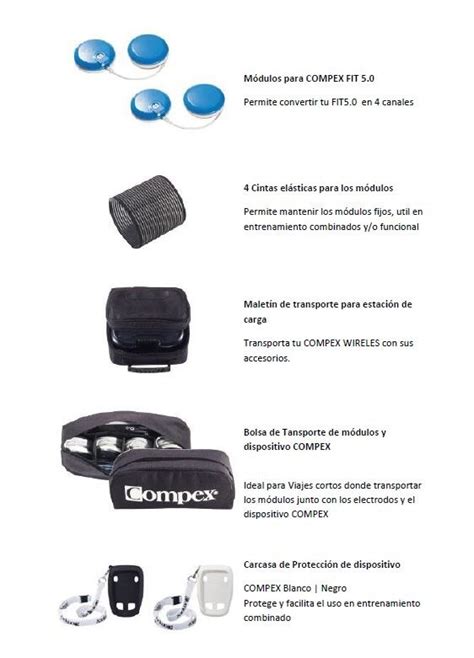 Compex wireless accesorios Continuara.org