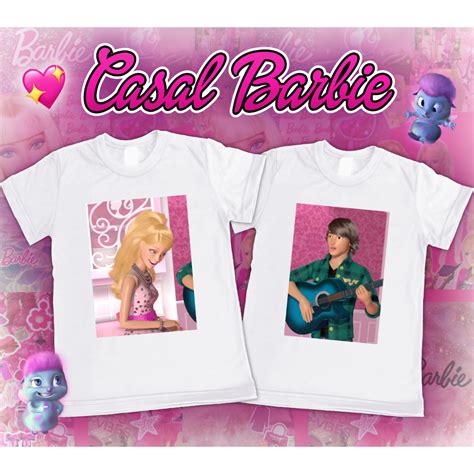 Conjunto barbie camiseta Continuara.org