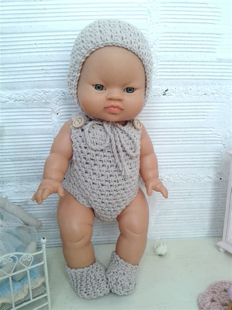 Conjunto crochet gris Continuara.org